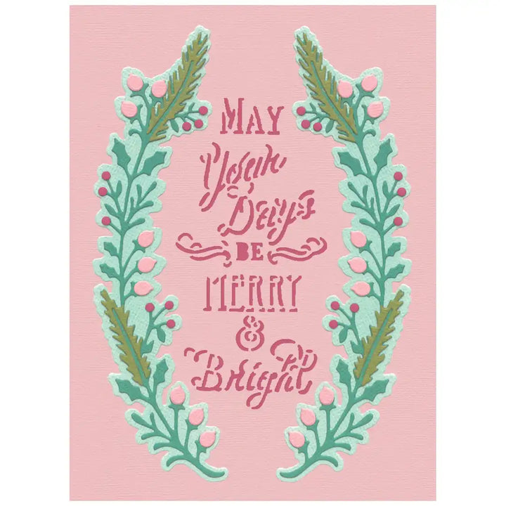 View 5 of Merry & Bright #2 Thinlits Die Set by Jen Long - Sizzix
