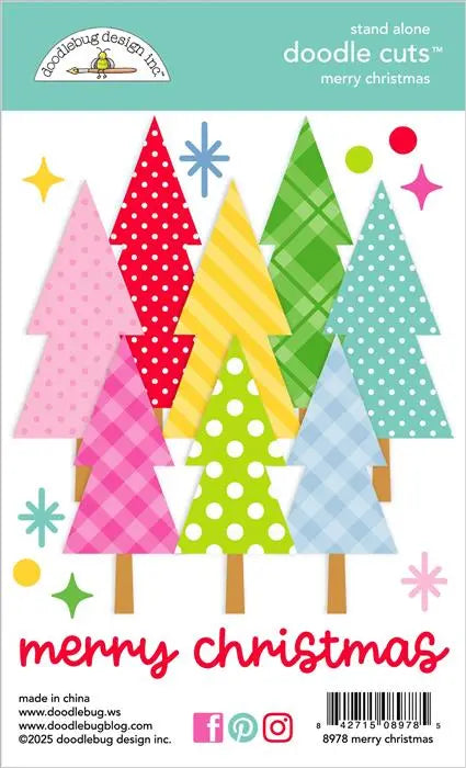 Merry Christmas Doodle Cuts - Oh What Fun - Doodlebug