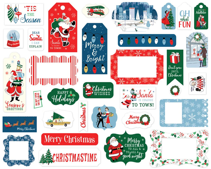 Merry Christmas Frames & Tags - Carta Bella