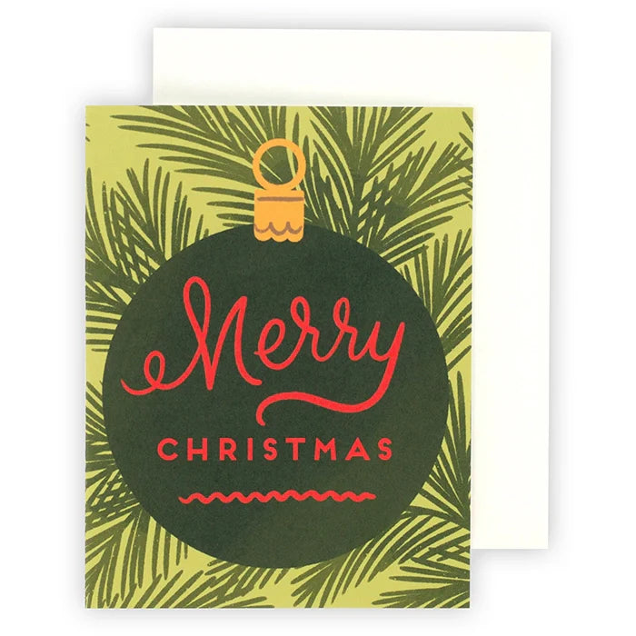Merry Christmas Ornament Greeting Card – Echo Park