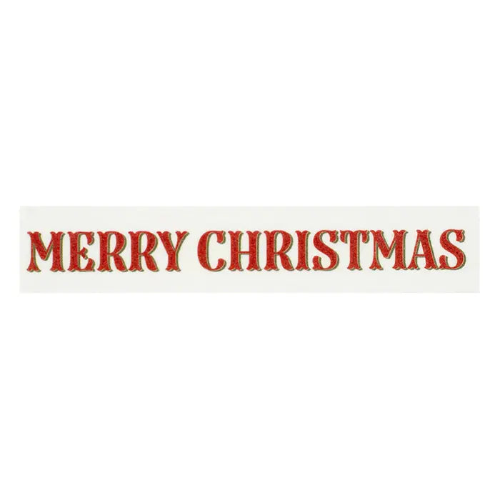 Merry Christmas Word Washi Tape - Christmas Village - Carta Bella