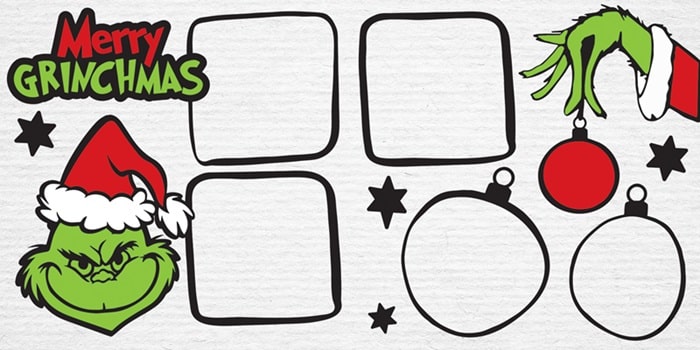 Merry Grinchmas SVG Image File Download