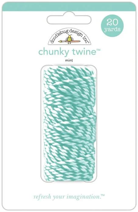 Mint Chunky Twine - Monochromatic - Doodlebug