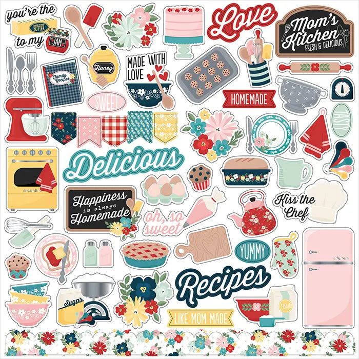 Mom's Kitchen Element Stickers - Echo Park