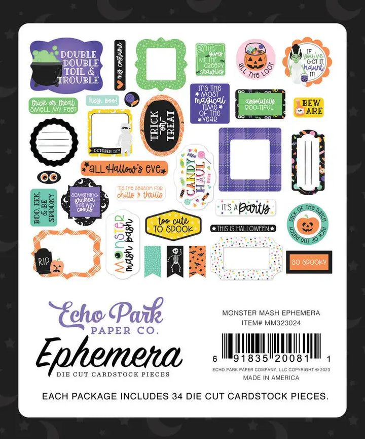 Monster Mash Ephemera - Echo Park