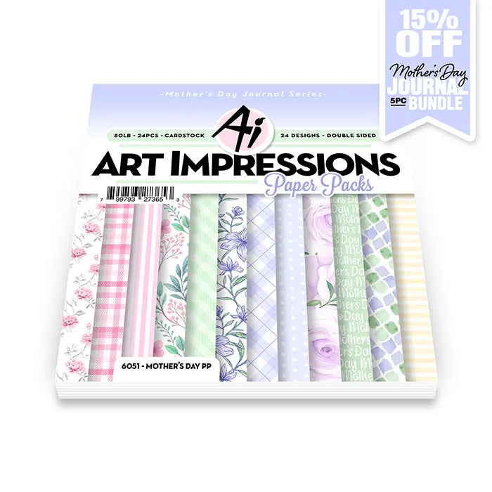 Mother's Day Paper Pack, 6″ x 6″ - Art Impressions