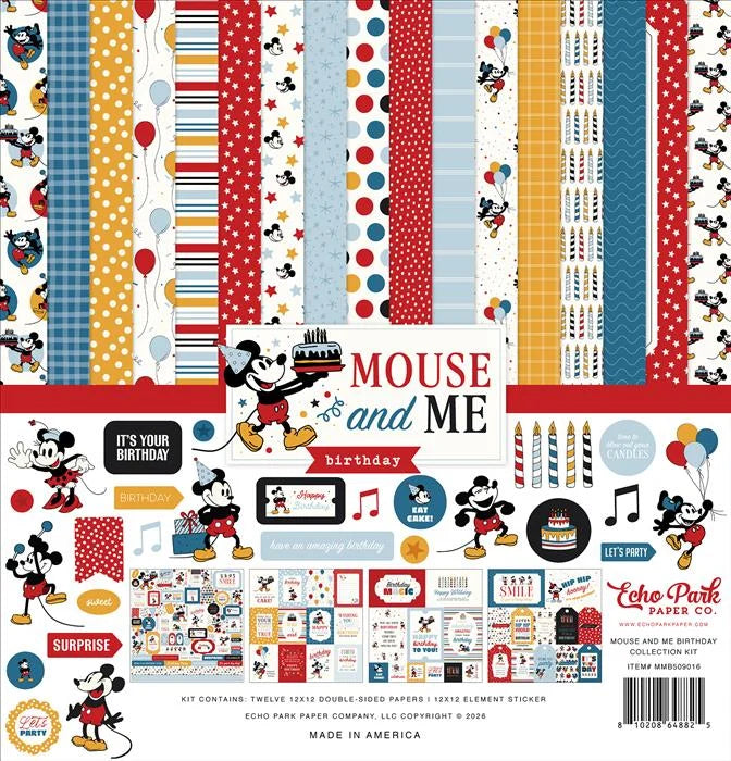 Mouse And Me Birthday Collection Kit - Echo Park