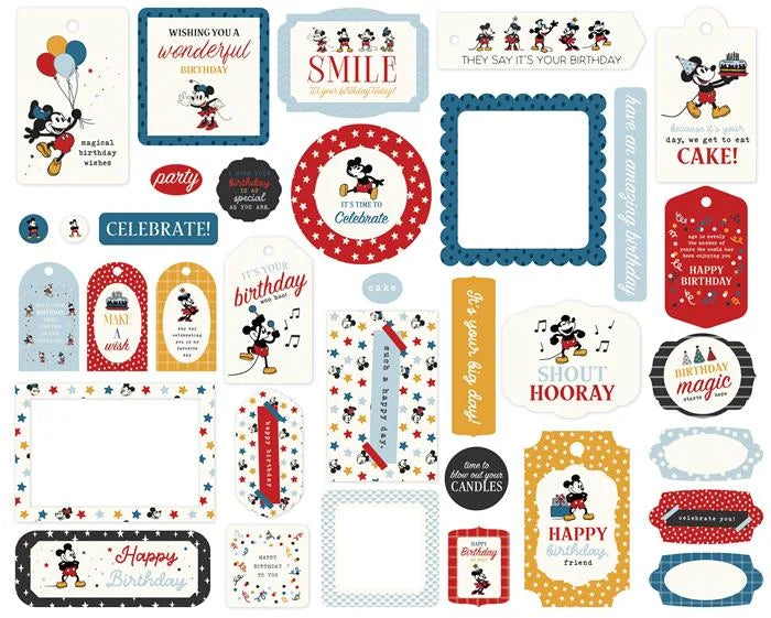 Mouse And Me Birthday Frames & Tags - Echo Park