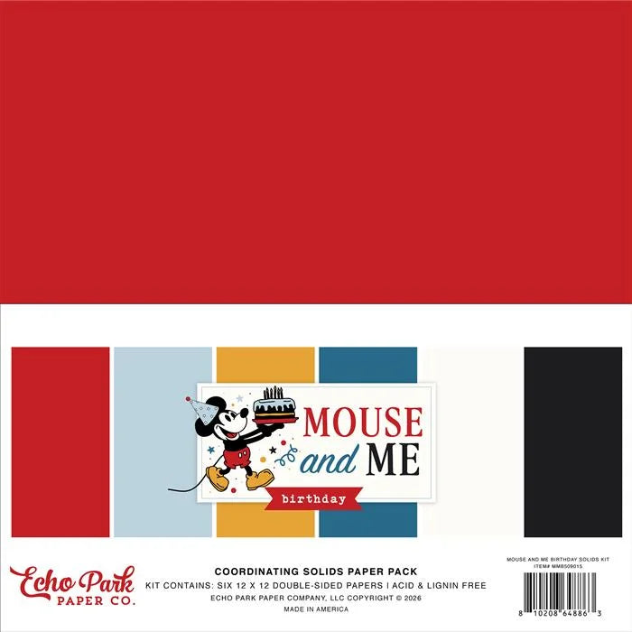 Mouse And Me Birthday Solids Kit - Echo Park
