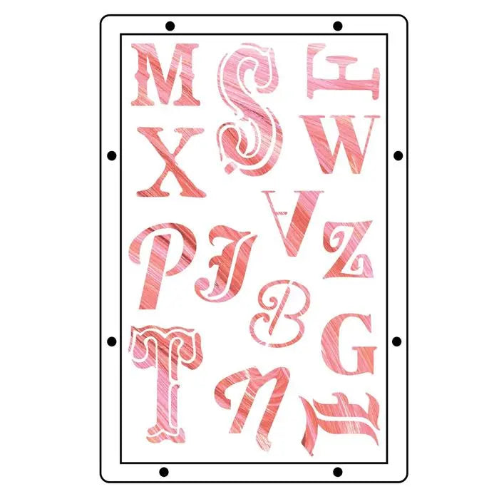My Favorite Things Clear Stamps Set w/ Stencils - Studio - Mark Montano - Sizzix
