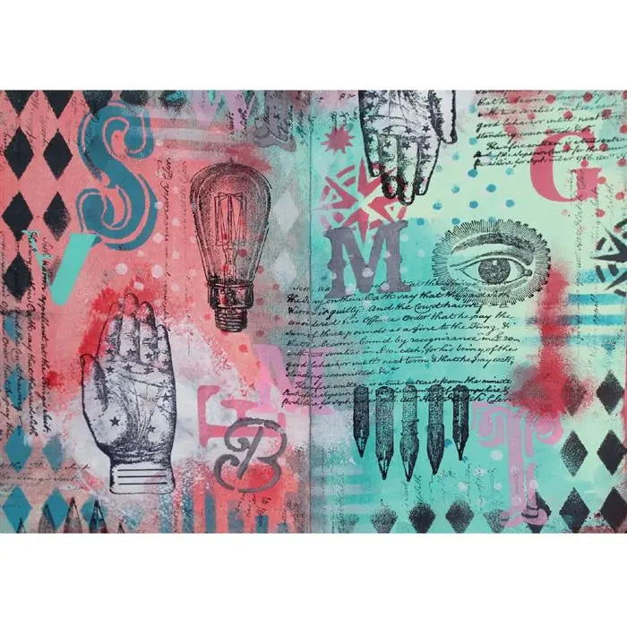 My Favorite Things Clear Stamps Set w/ Stencils - Studio - Mark Montano - Sizzix