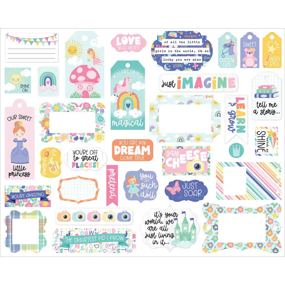 My Little Girl Frames & Tags - Echo Park