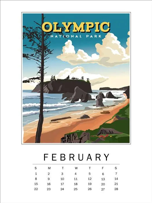 National Parks 2026 Calendar - Echo Park