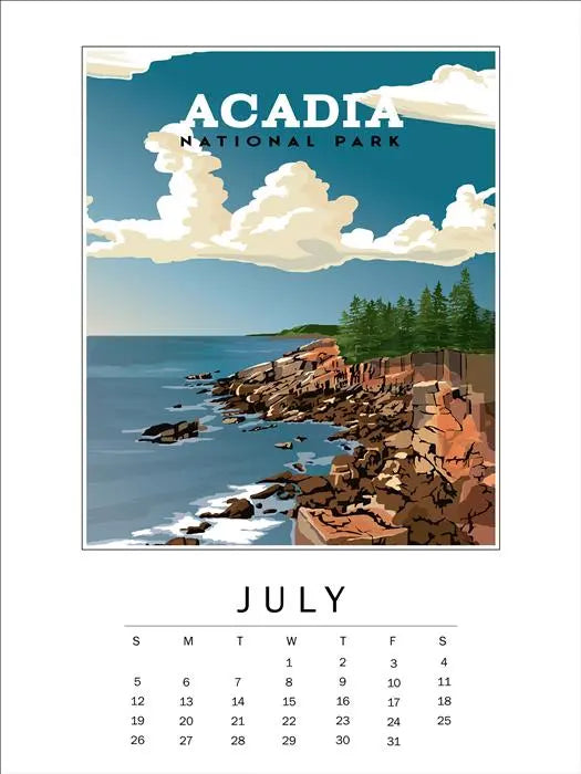 National Parks 2026 Calendar - Echo Park