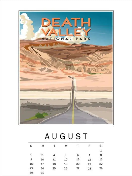 National Parks 2026 Calendar - Echo Park