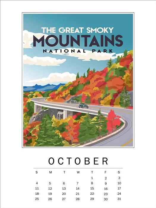 National Parks 2026 Calendar - Echo Park