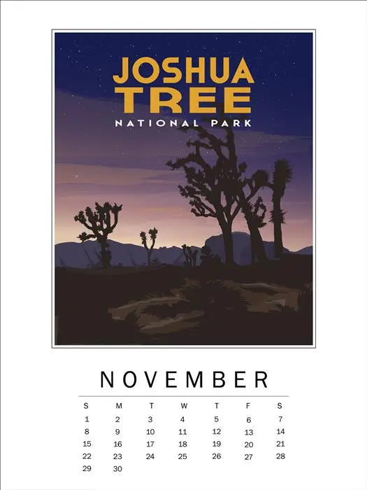 National Parks 2026 Calendar - Echo Park