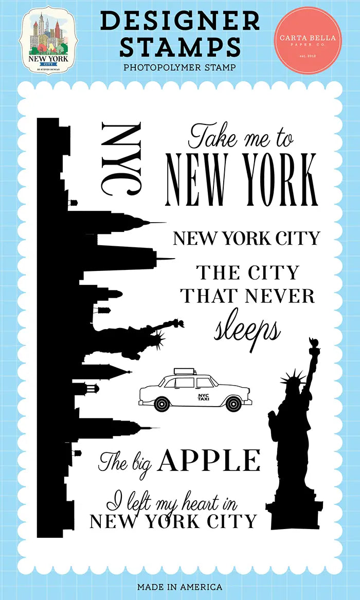 NYC Stamp Set - New York City - Carta Bella