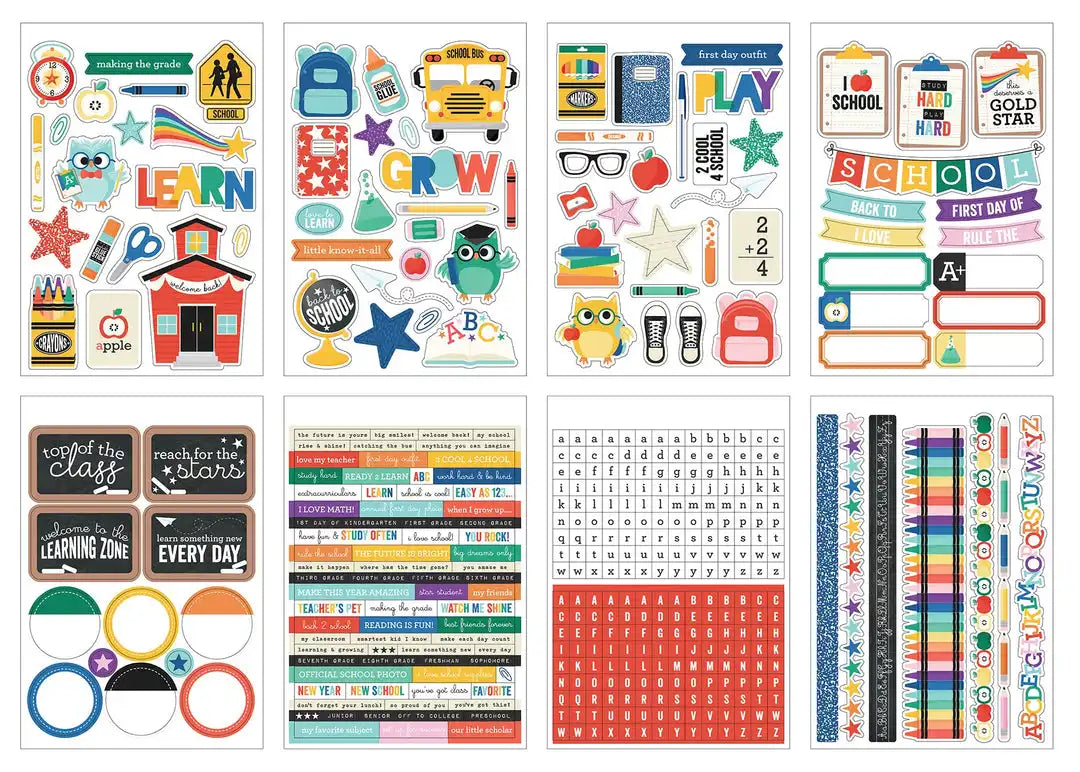 Off To School Sticker Book - Echo Park