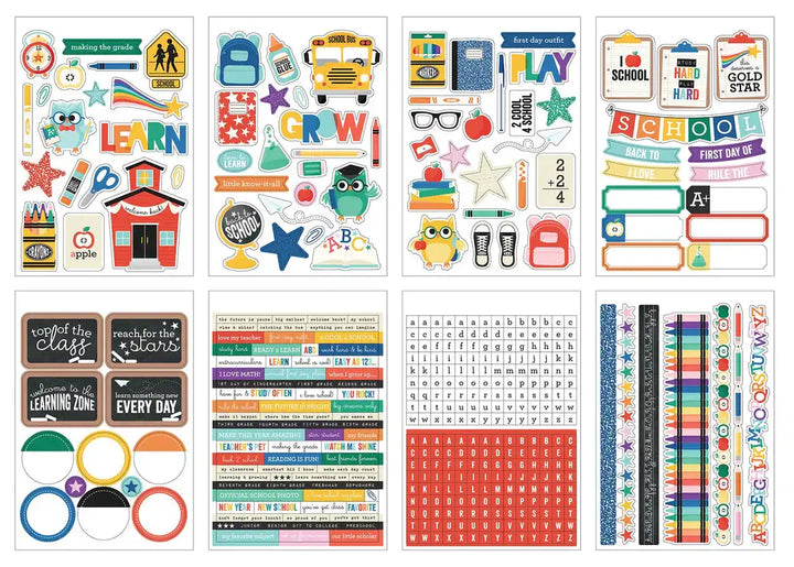 Off To School Sticker Book - Echo Park