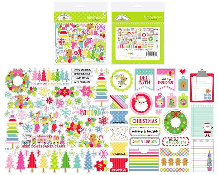 Oh What Fun Bits & Pieces Ephemera - Doodlebug