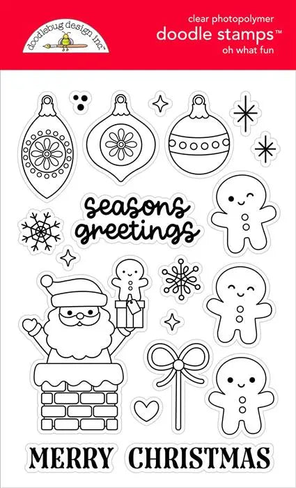 Oh What Fun Doodle Stamps - Doodlebug