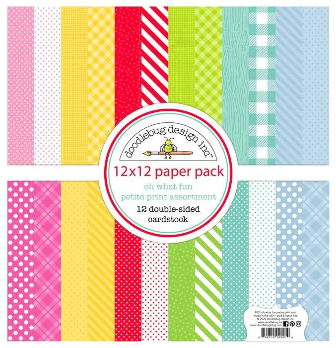 Oh What Fun Petite Prints Assortment Pack - Doodlebug