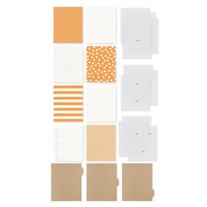 Orange Limited Edition Binder, 6" x 8" - SN@P! - Simple Stories