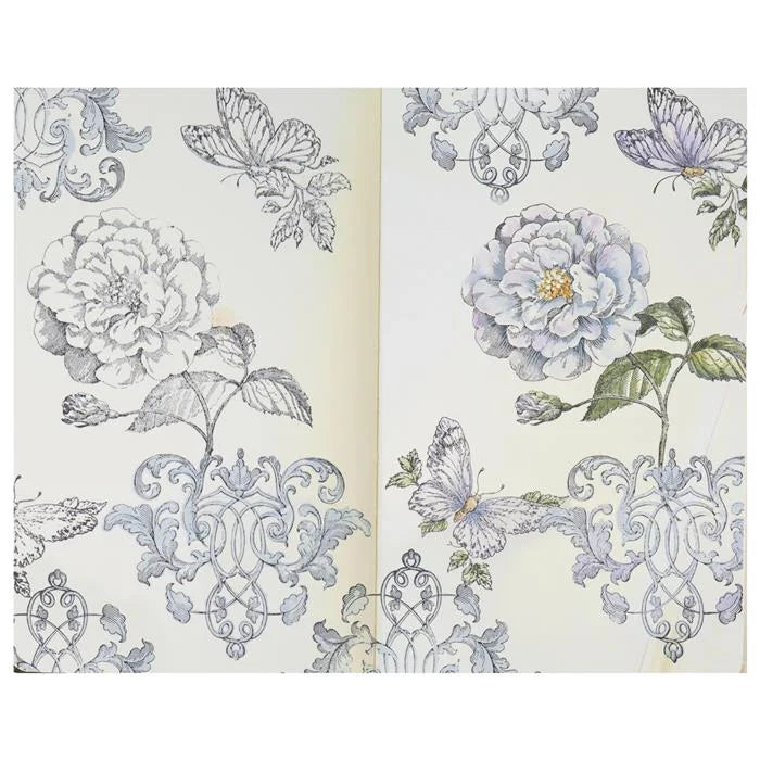 Ornamental Butterflies Studio Clear Stamp Set, 5" x 8" (5 pack) by Willow Wolfe - Sizzix