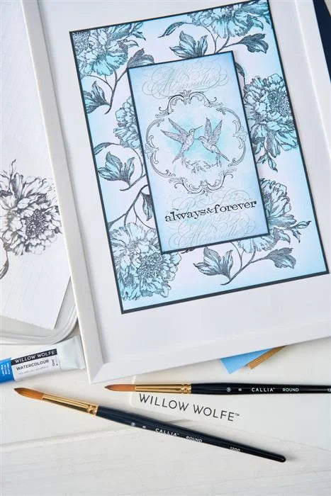 Ornamental Medallions Studio Clear Stamp Set, 5" x 8" (7 pack) by Willow Wolfe - Sizzix