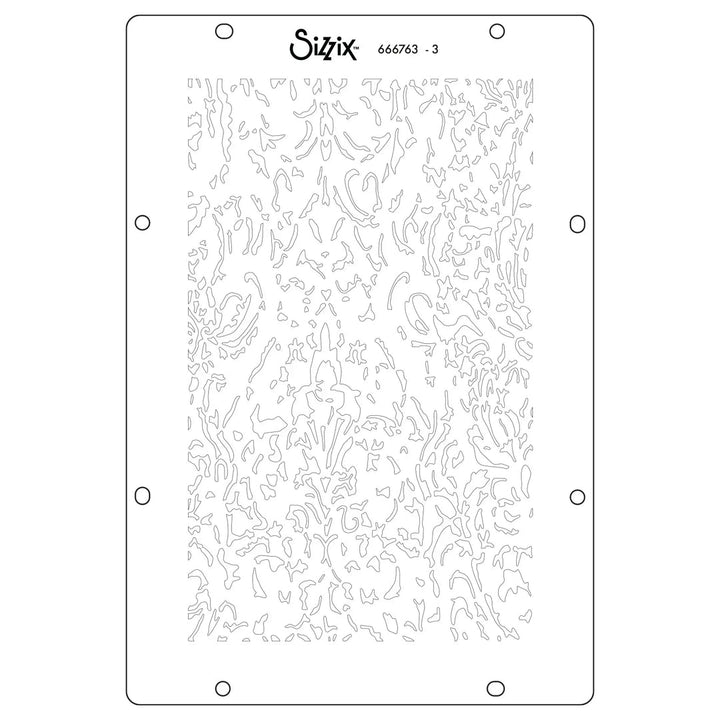 View 5 of Ornate Clear Stamps Set w/ Layering Stencils - Studio by Vic Hollins - Sizzix