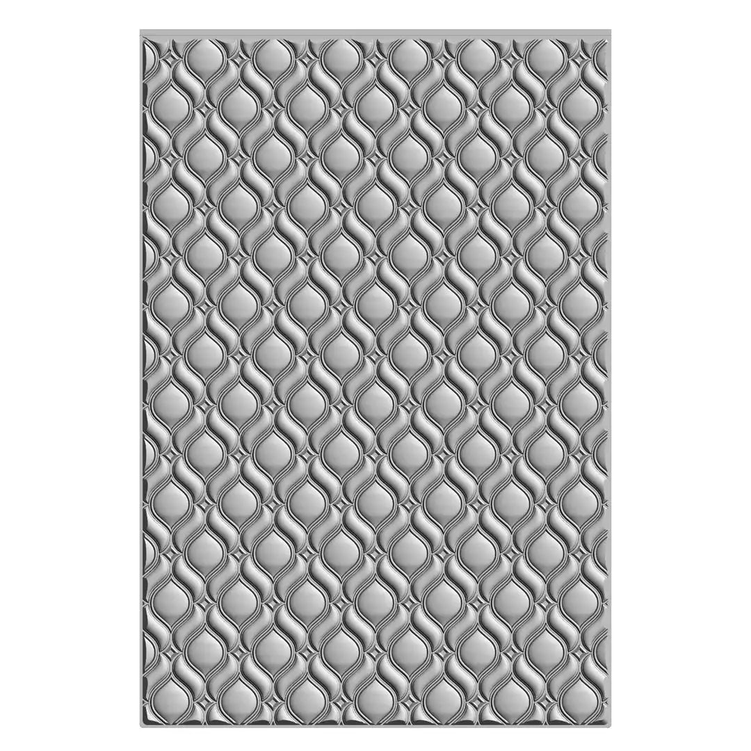 Ornate Repeat 3DTextured A5 Emboss Folder  - Sizzix