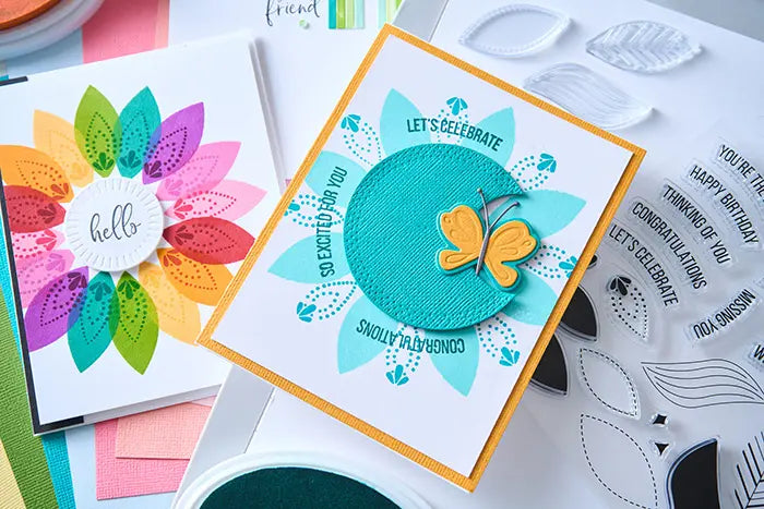 Overarching Sentiments Clear Stamp Set - Catherine Pooler - Sizzix
