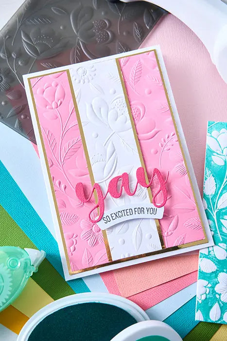 Overarching Sentiments Clear Stamp Set - Catherine Pooler - Sizzix