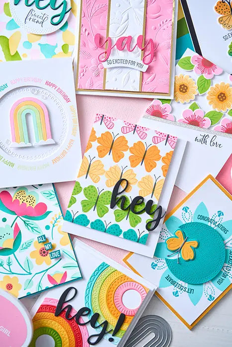 Overarching Sentiments Clear Stamp Set - Catherine Pooler - Sizzix