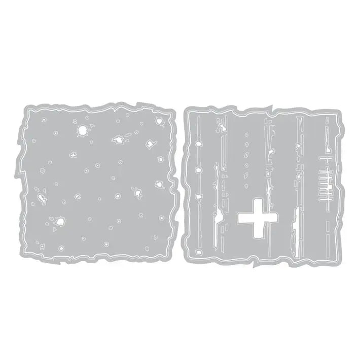 Paper Cutz #1 Thinlits Die Set 4PK - Seth Apter - Sizzix