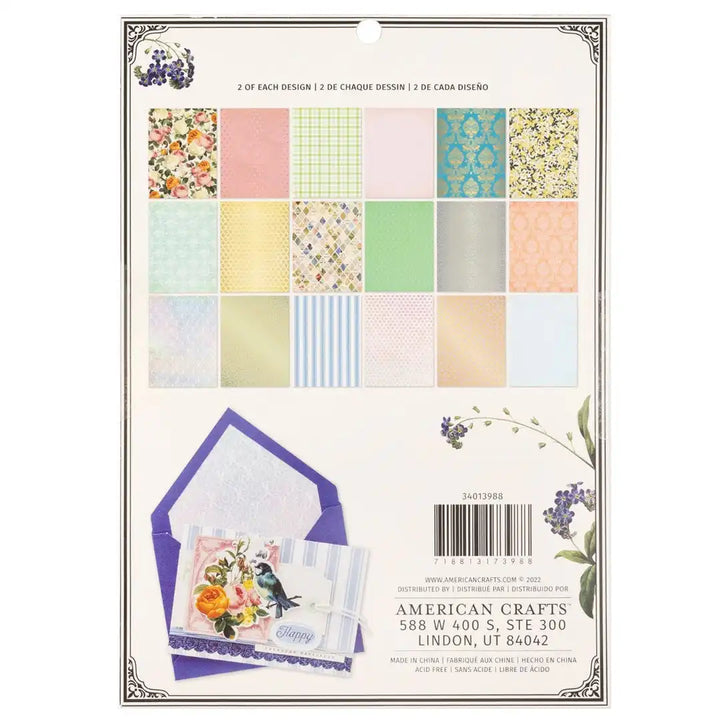 Paper Pad with Goild Foil Accents, 6x8 - Brighton Collection - BoBunny
