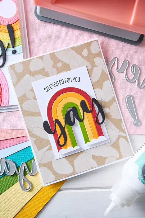 Paper Scraps A6 Layered Stencil Set - Catherine Pooler - Sizzix
