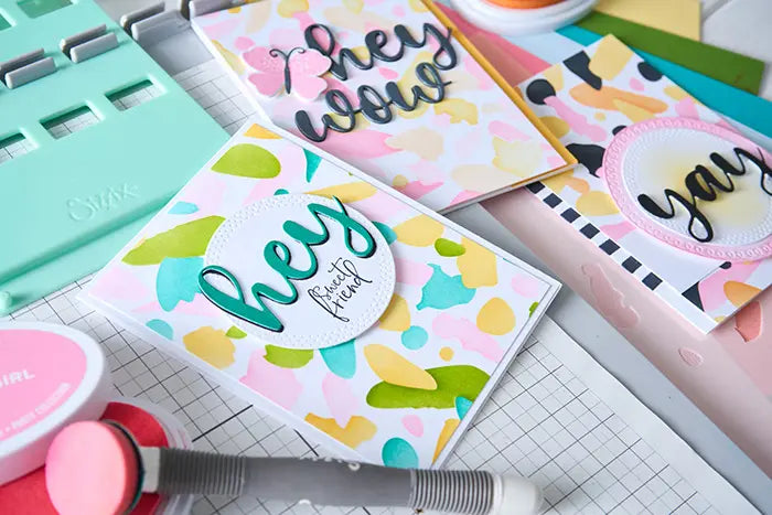 Paper Scraps A6 Layered Stencil Set - Catherine Pooler - Sizzix
