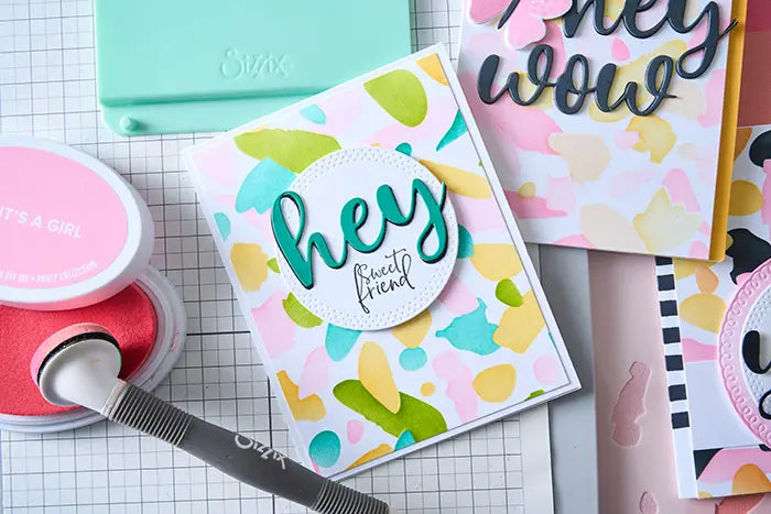 Paper Scraps A6 Layered Stencil Set - Catherine Pooler - Sizzix