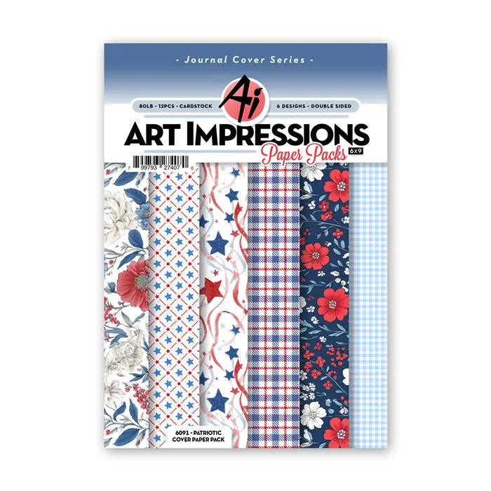Patriotic Cover Paper Pack - Art Impressions