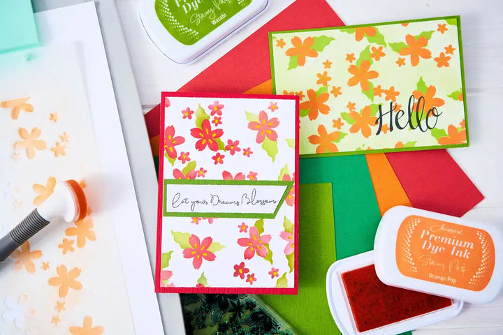 Petals Adornment A5 Stencil - Cosmopolitan - Stacey Park - Sizzix