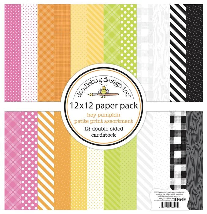 Petite Prints Hey Pumpkin Assortment Pack - Doodlebug