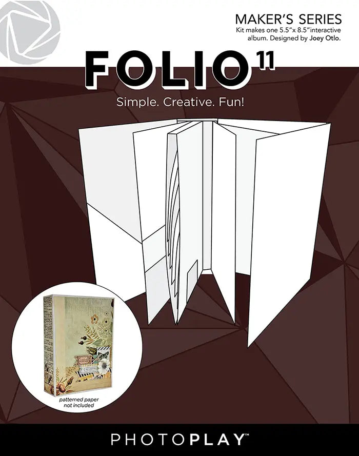 FOLIO 11 White 5.5" x 8.5" - PhotoPlay 