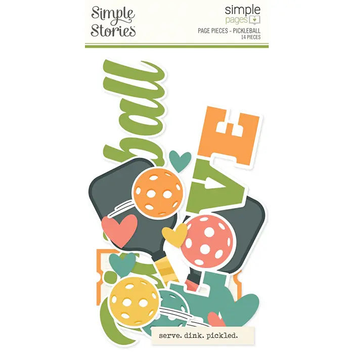 Pickleball Simple Page Pieces - Simple Stories