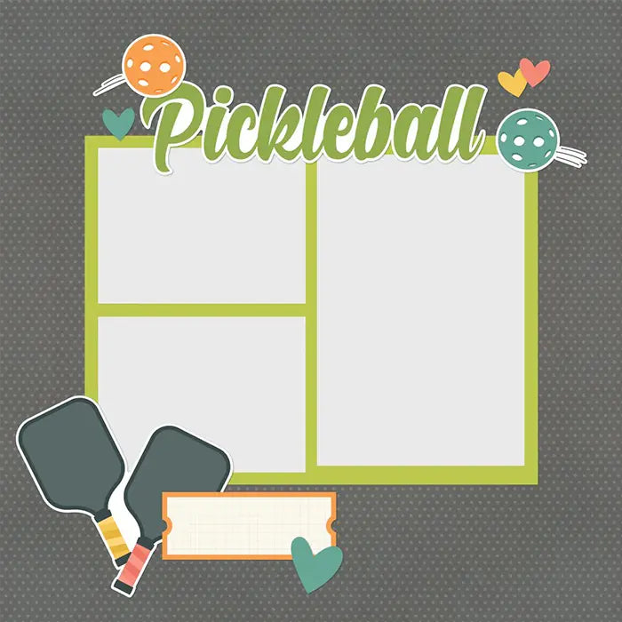 View 3 of Pickleball Simple Page Pieces - Simple Stories