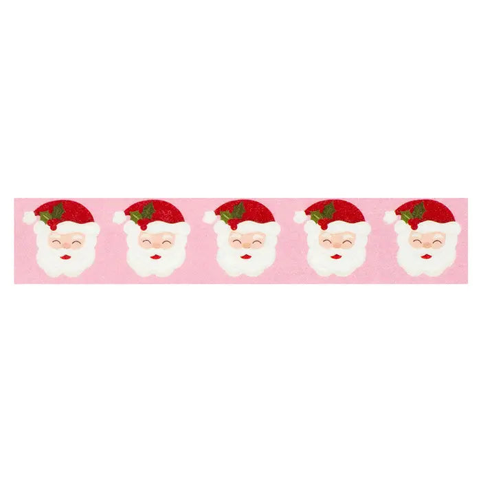 Pink Jolly Santa Washi Tape - Santa's Christmas Delivery - Echo Park