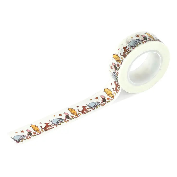 Playing In The Leaves Washi Tape - Winnie The Pooh Autumn - Echo Park