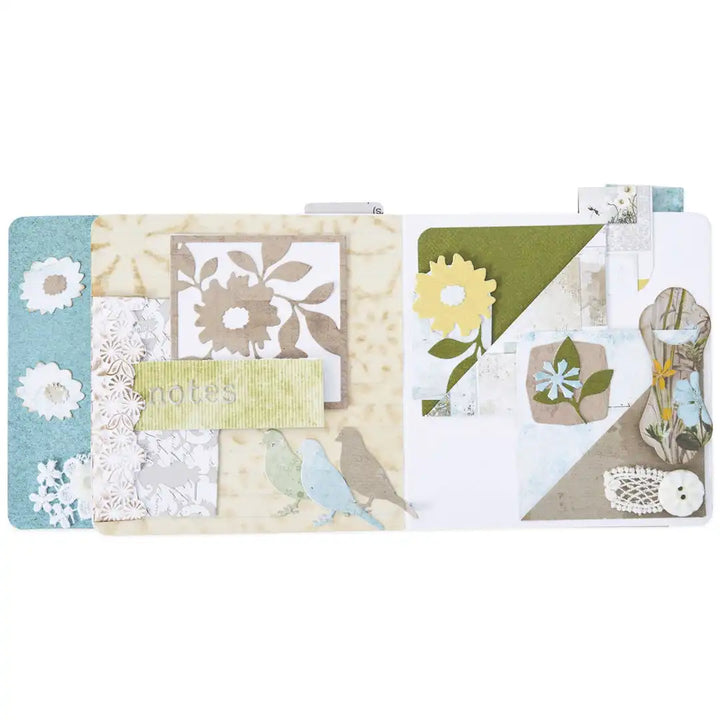 View 4 of Pocket and Paperclips Floral Thinlits Die Set - Eileen Hull - Sizzix