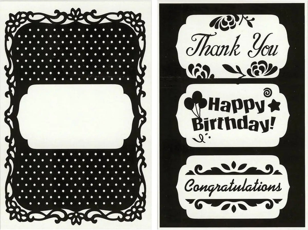 CGull Polka Dots (A2) Interchangeable Embossing Folder components